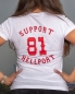 Preview: V-Neck: SUPPORT 81 - White